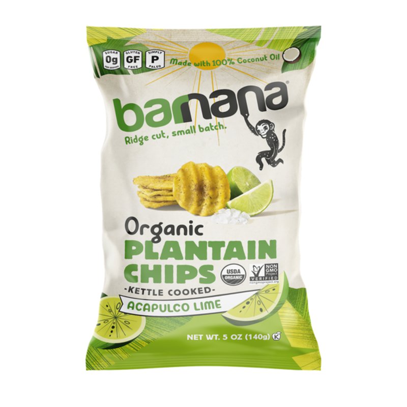 Organic Plantain Chips Acapulco Lime (5oz)